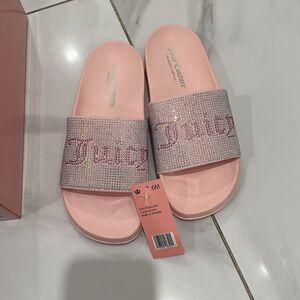 Juicy Couture Pink Slippers
